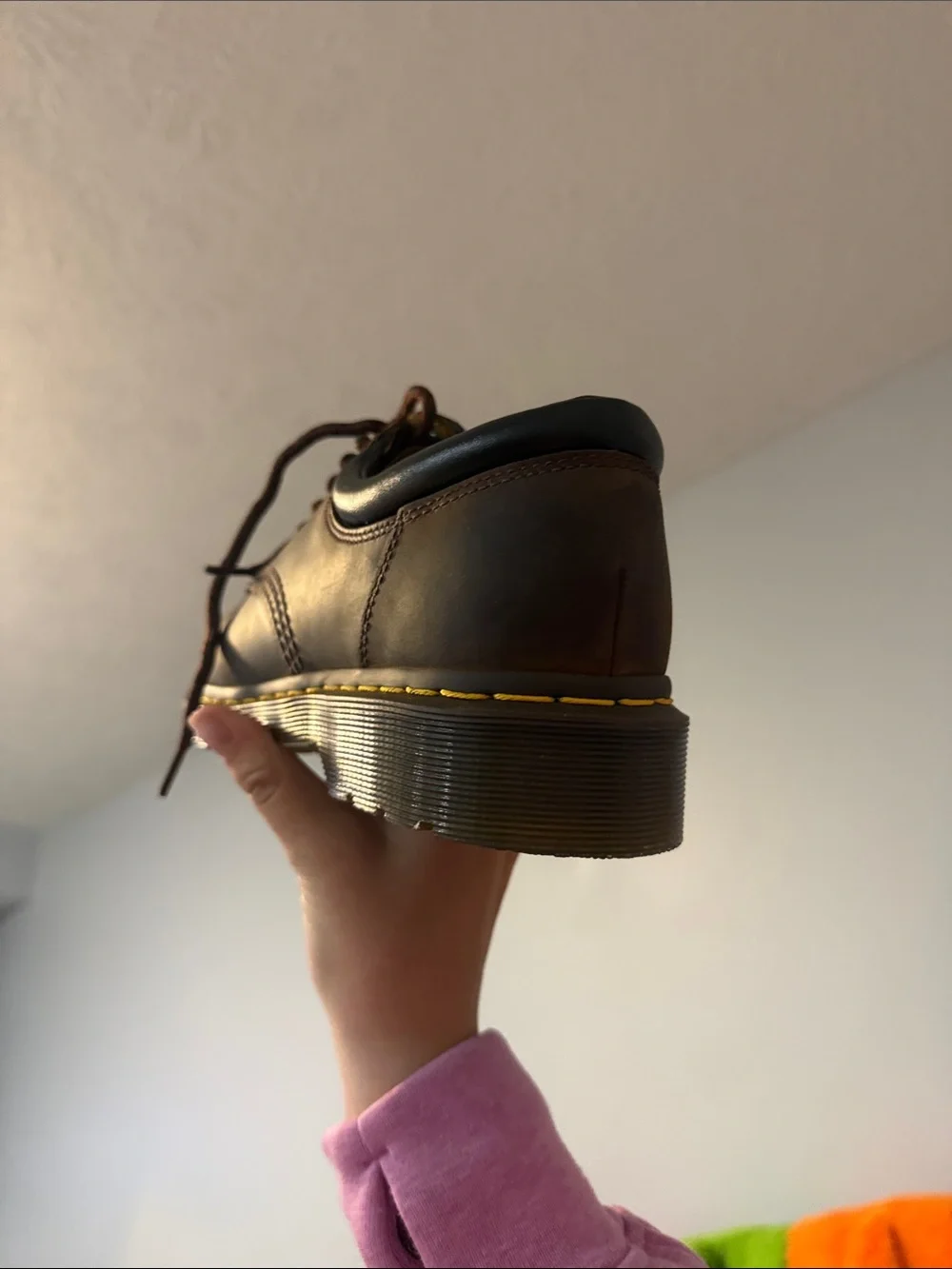 Dr Marten’s Crazy Horse Leather Casual Shoes